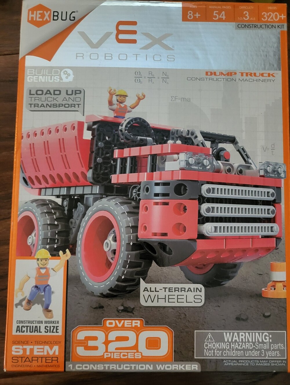 VEX Robotics Red Dump Truck Construction Kit STEM Kit